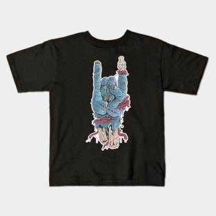 Zombie's hand rock Kids T-Shirt